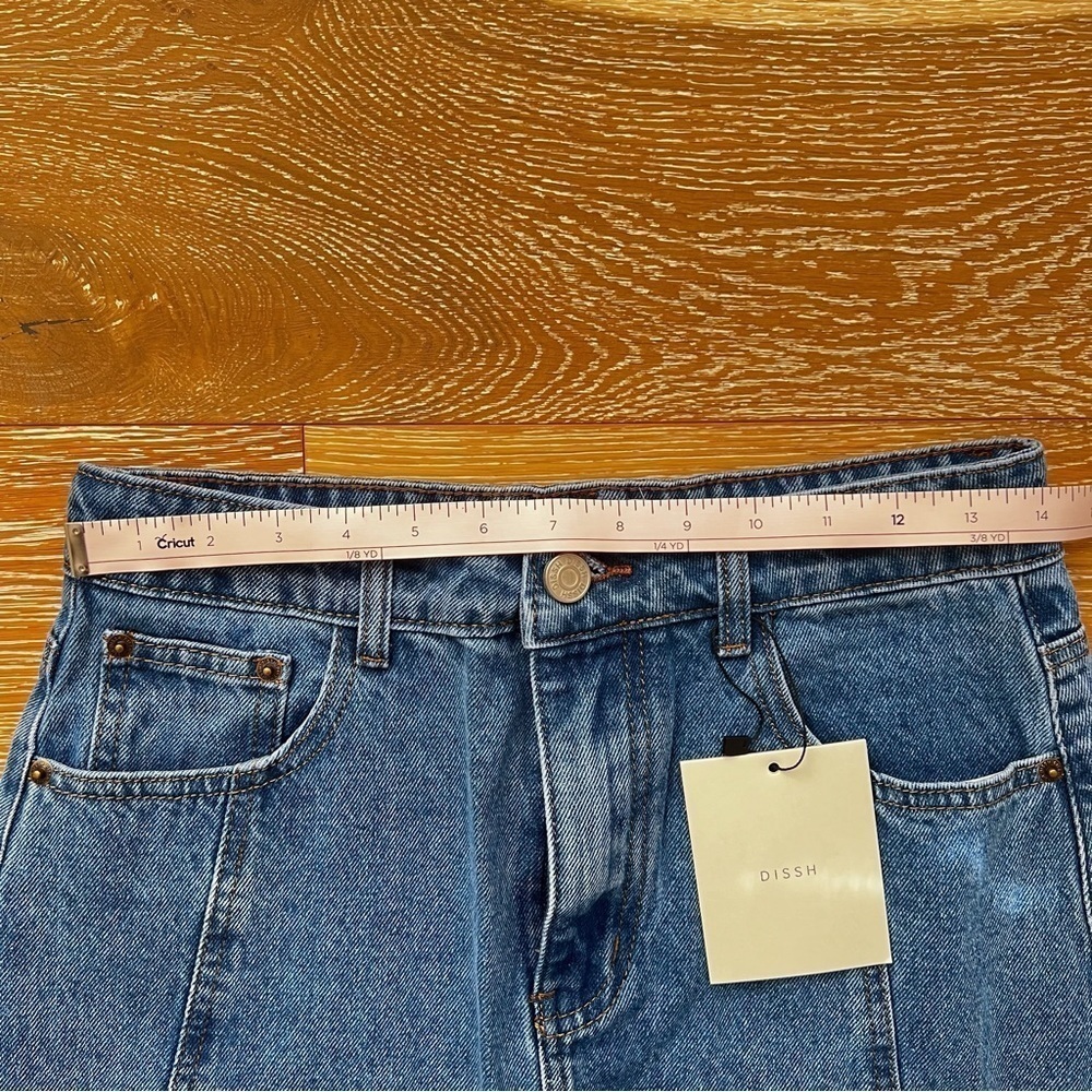 DISSH LENNON VINTAGE BLUE DENIM MAXI sz.US-4 - Picture 9 of 11